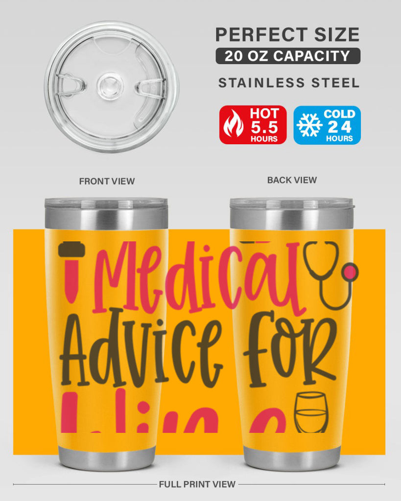 Will Trade Medical Advice for Wine Style Style 9#- nurse- tumbler