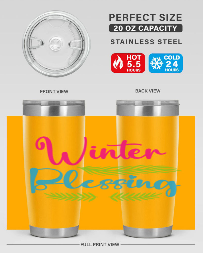Winter Blessing 486#- winter- Tumbler