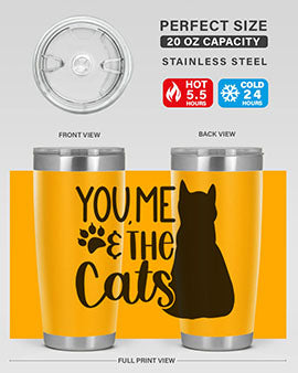 You Me The Cat Style 110#- cat- Tumbler