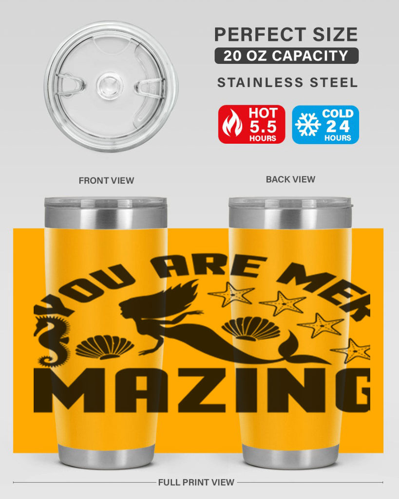 You are mer mazing 685#- mermaid- Tumbler