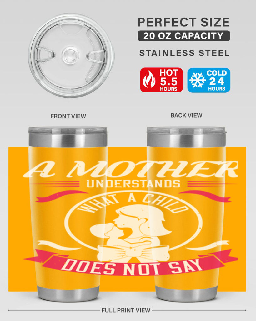 a mother understands 8#- mothers day- Tumbler