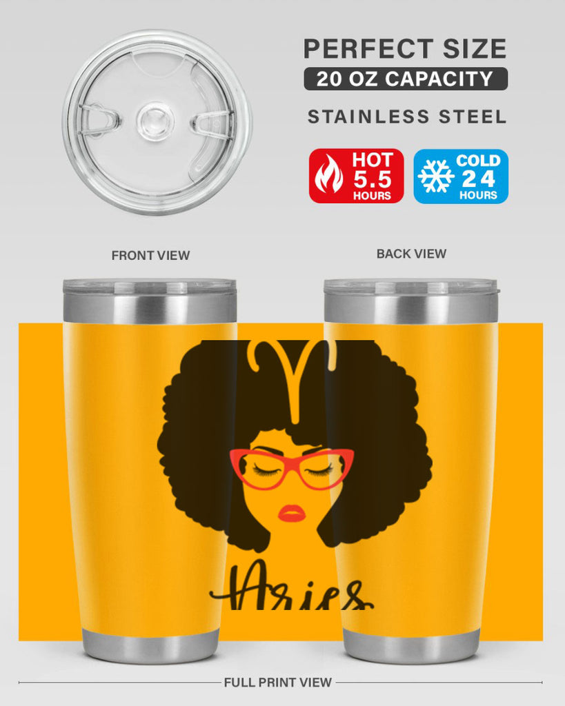aries 122#- zodiac- Tumbler