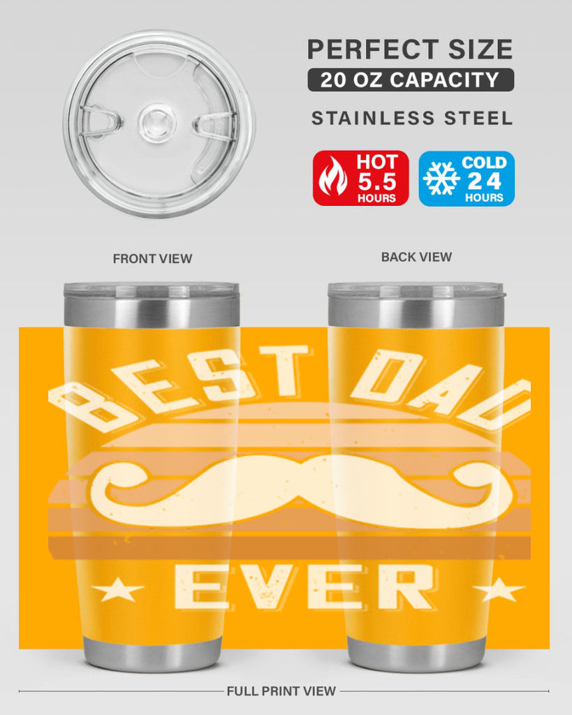 best dad ever 124#- fathers day- Tumbler