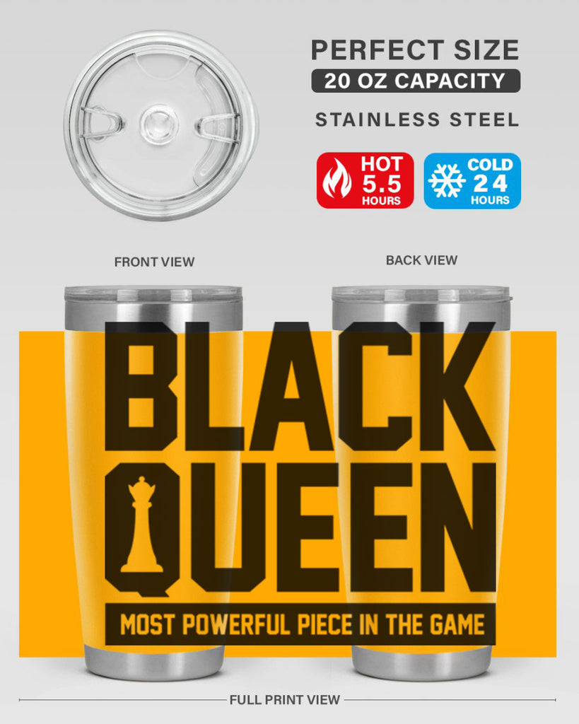 black queenchess 194#- black words phrases- Cotton Tank