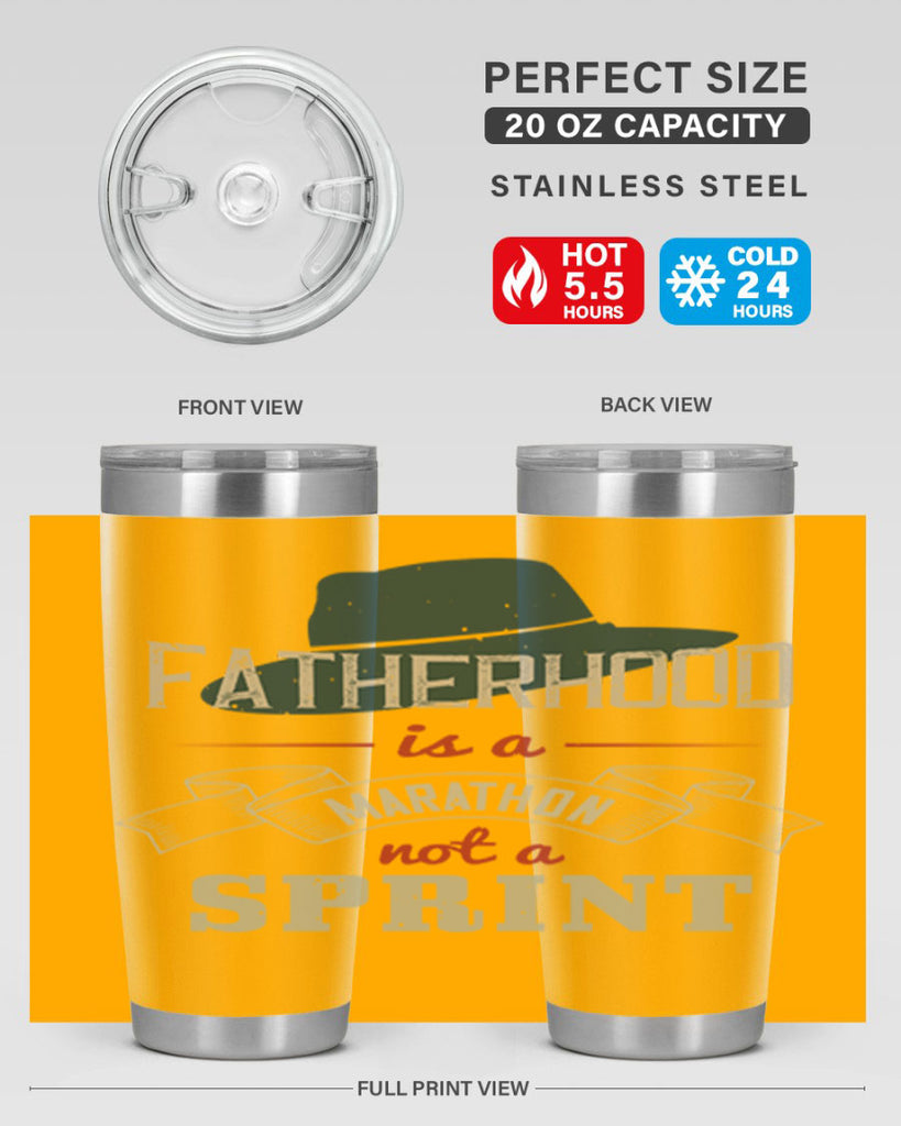 fatherhood is a marathon 227#- fathers day- Tumbler