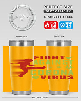 fight against corona virus Style 41#- corona virus- Tumbler