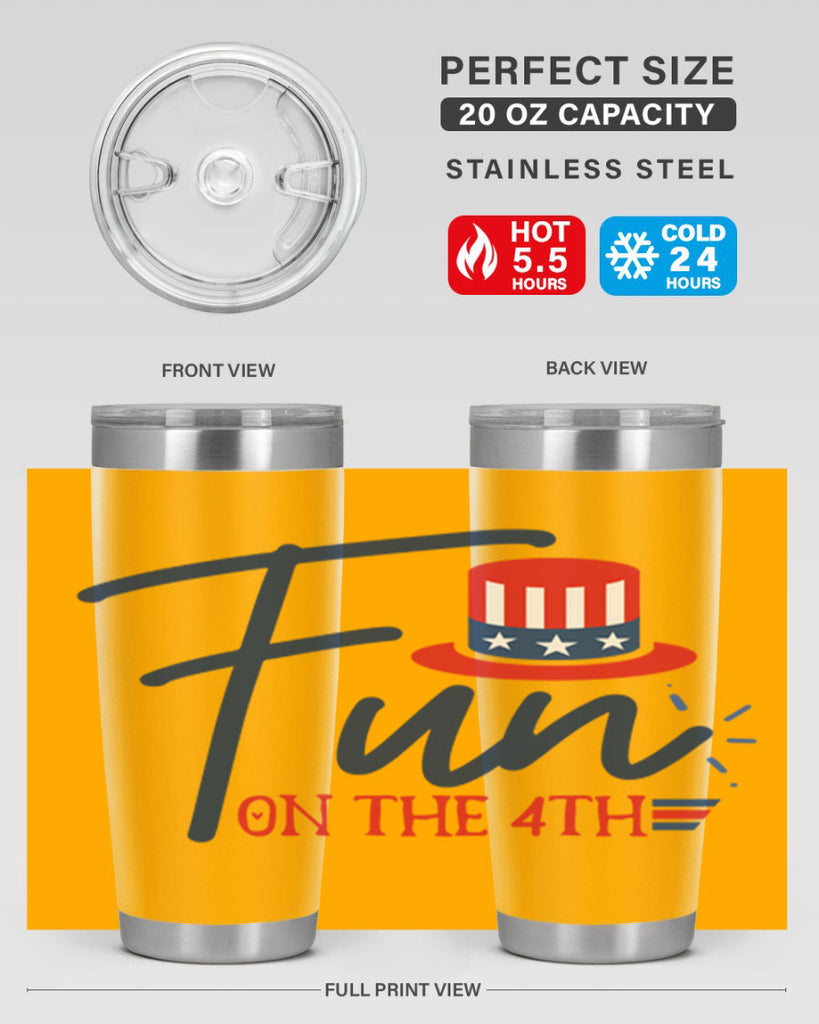 fun on the th Style 18#- Fourt Of July- Tumbler