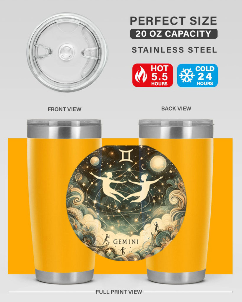 gemini 249#- zodiac- Tumbler