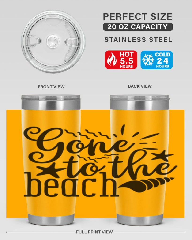 gone to the beach Style 100#- summer- Tumbler
