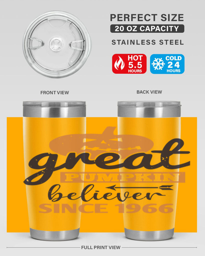 great pumpkin believer since 114#- halloween- Tumbler