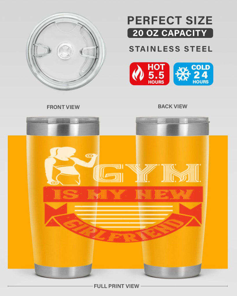 gym is my new girlfriend 97#- gym- Tumbler