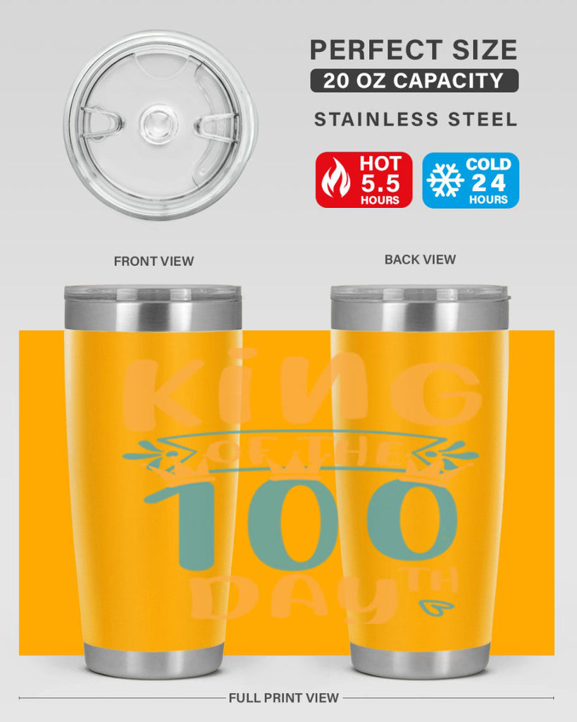 king of the th day 3#- 100 days of school- Tumbler