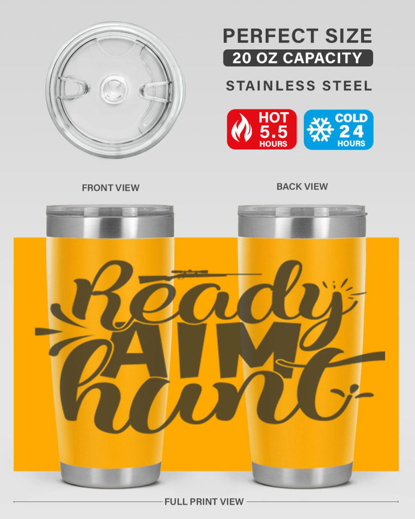 ready aim hunt 4#- hunting- Tumbler