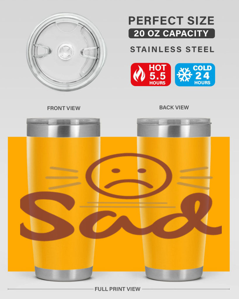 sad 5#- fathers day- Tumbler