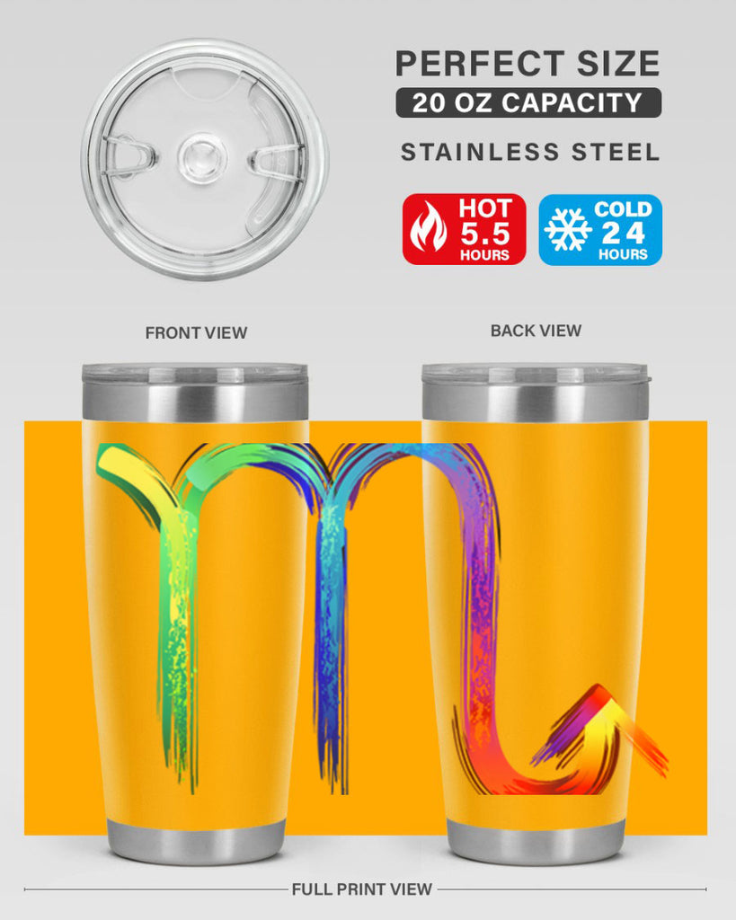 scorpio n 464#- zodiac- Tumbler