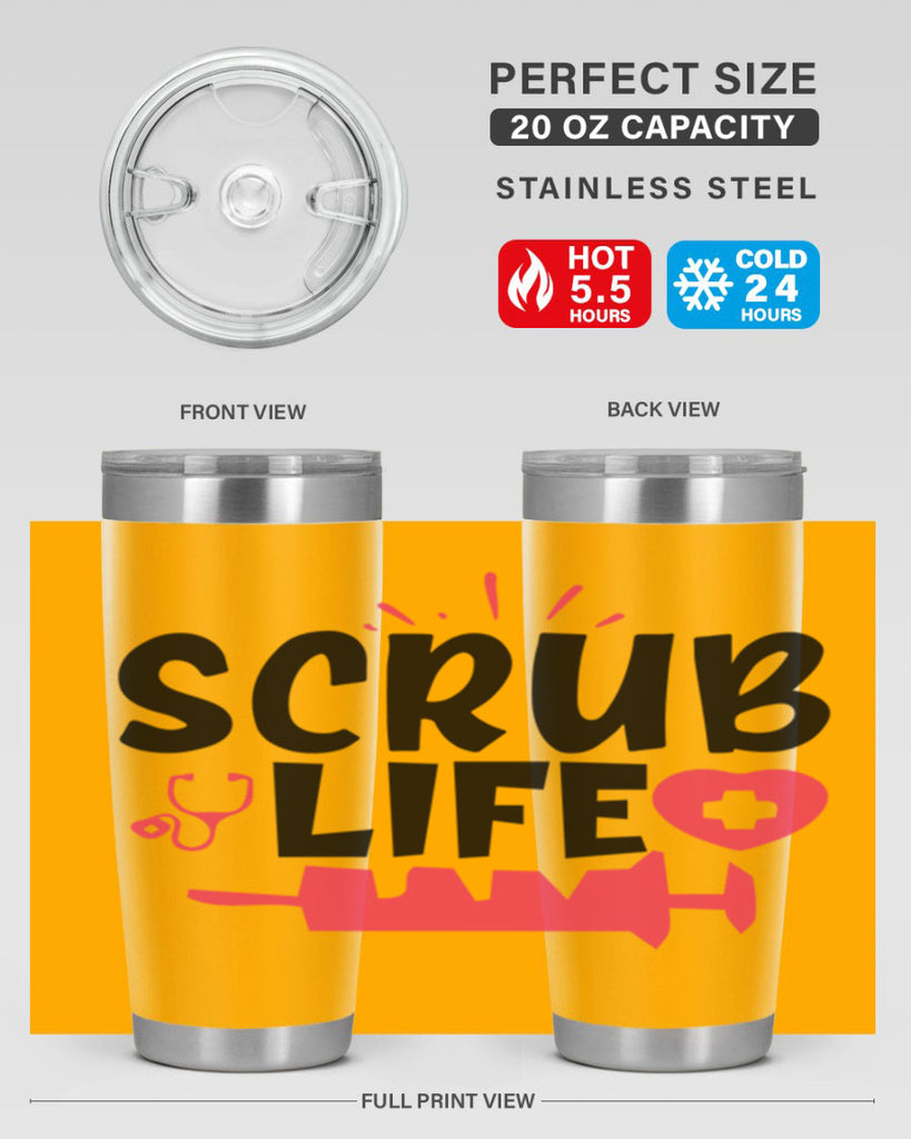 scrub life Style Style 44#- nurse- tumbler