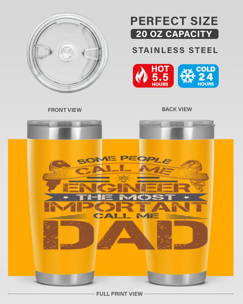 some people call me engineer the most important call me dad Style 38#- engineer- tumbler