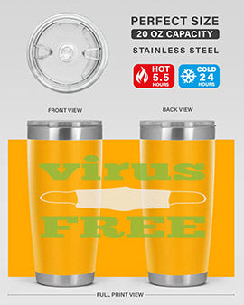 virus free Style 20#- corona virus- Tumbler