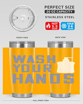 wash your hands Style 13#- corona virus- Tumbler