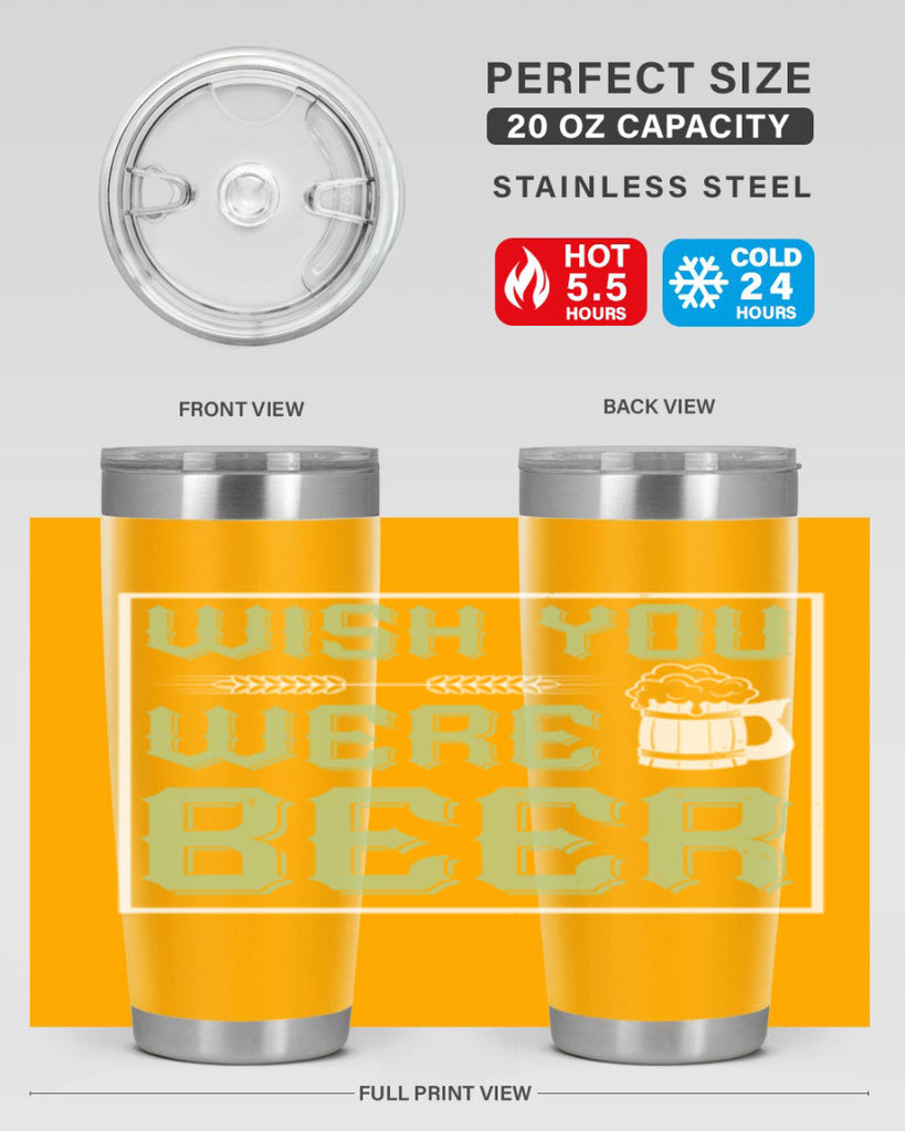 wish you were beer 2#- beer- Tumbler