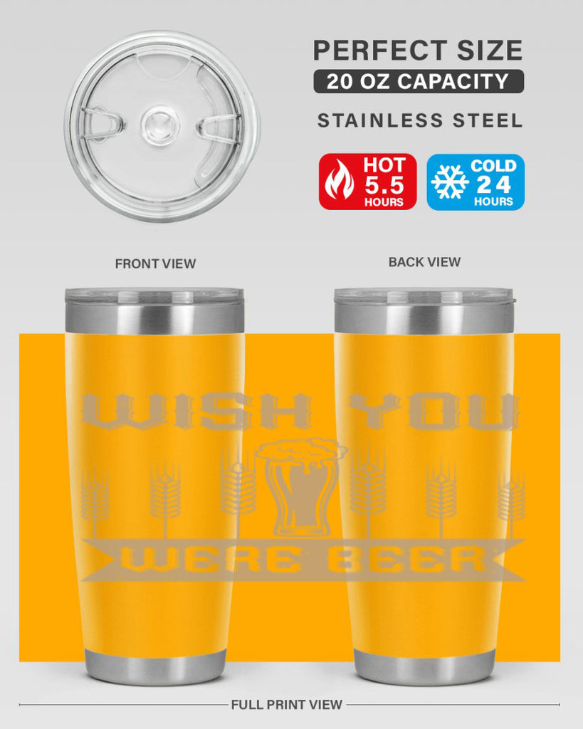 wish you were beerr 1#- beer- Tumbler