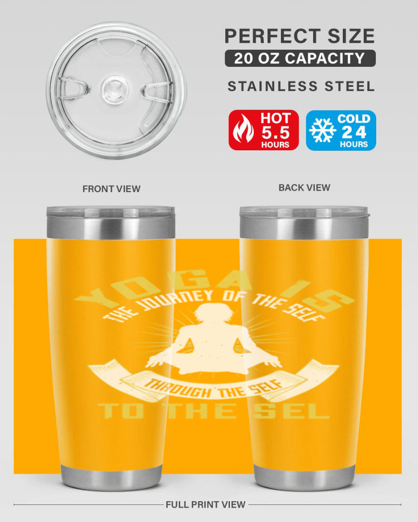 yoga is the journey of the self through the self to the sel 20#- yoga- Tumbler