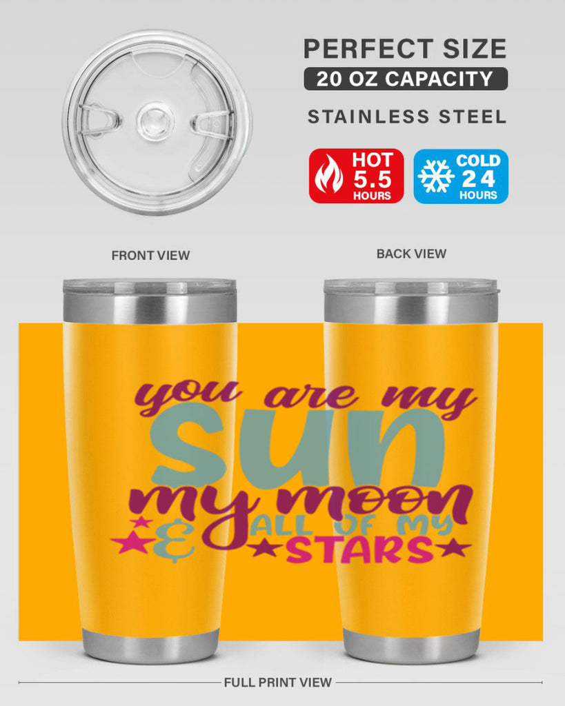 you are my sun my moon all of my stars 6#- family- Tumbler