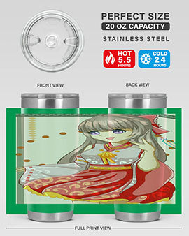 A beautiful and happy girl with kimono 104#- anime- Tumbler