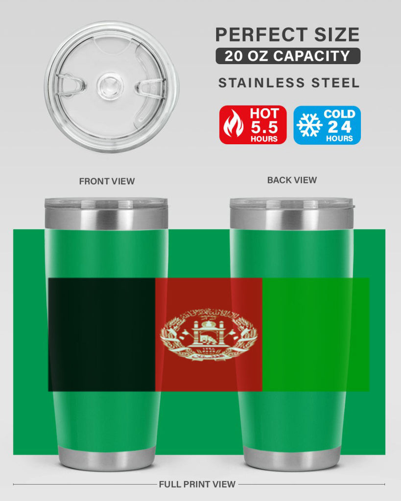 Afghanistan 197#- world flags- Tumbler
