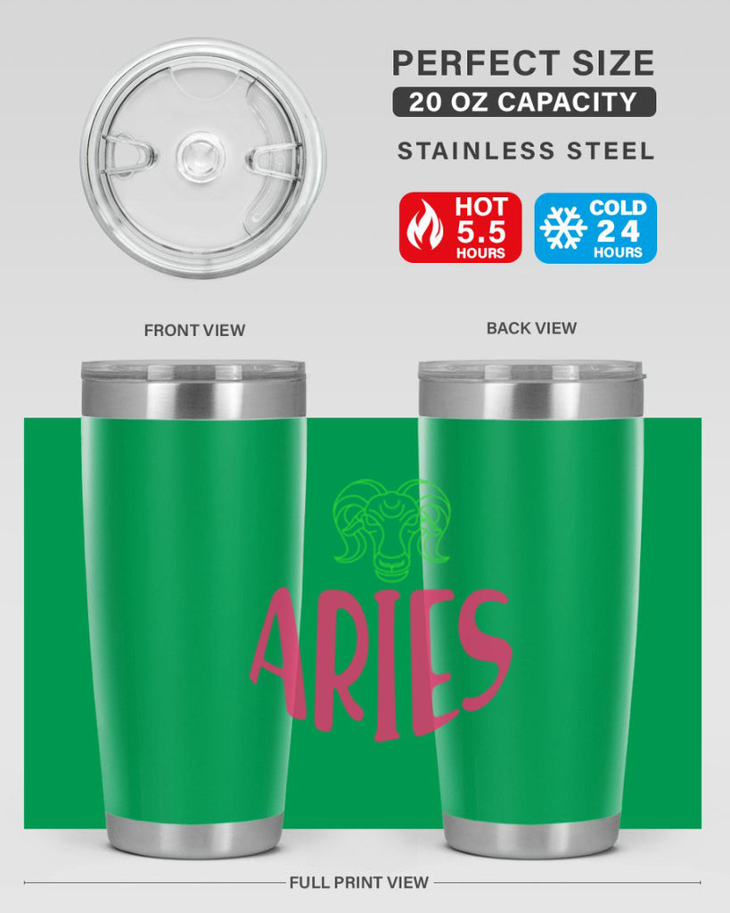 Aries 101#- zodiac- Tumbler