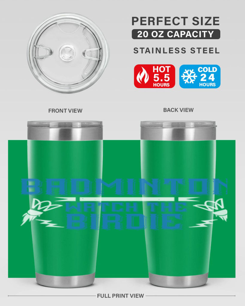 Badminton Watch the Birdie 1726#- badminton- Tumbler