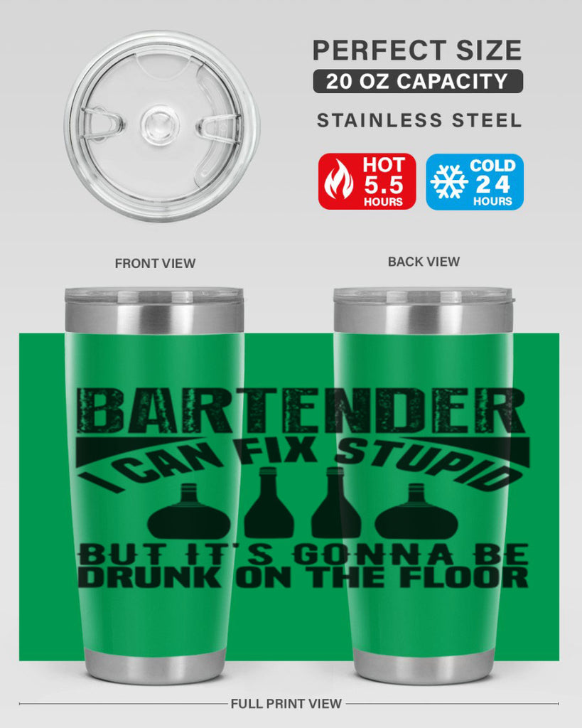 Bartender I can fix Style 9#- bartender- tumbler