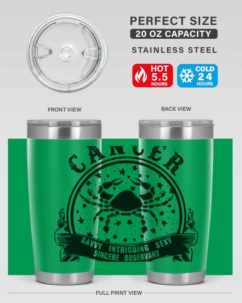 Cancer 13#- zodiac- Tumbler