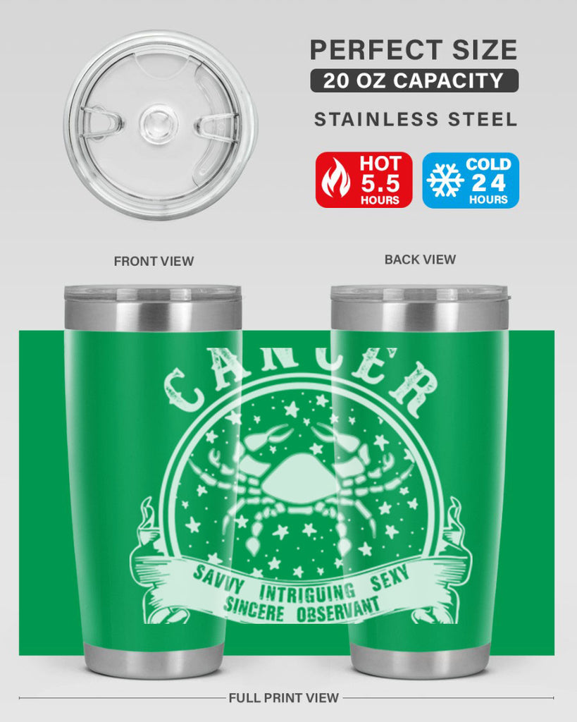 Cancer 14#- zodiac- Tumbler