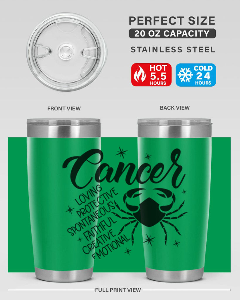 Cancer 151#- zodiac- Tumbler