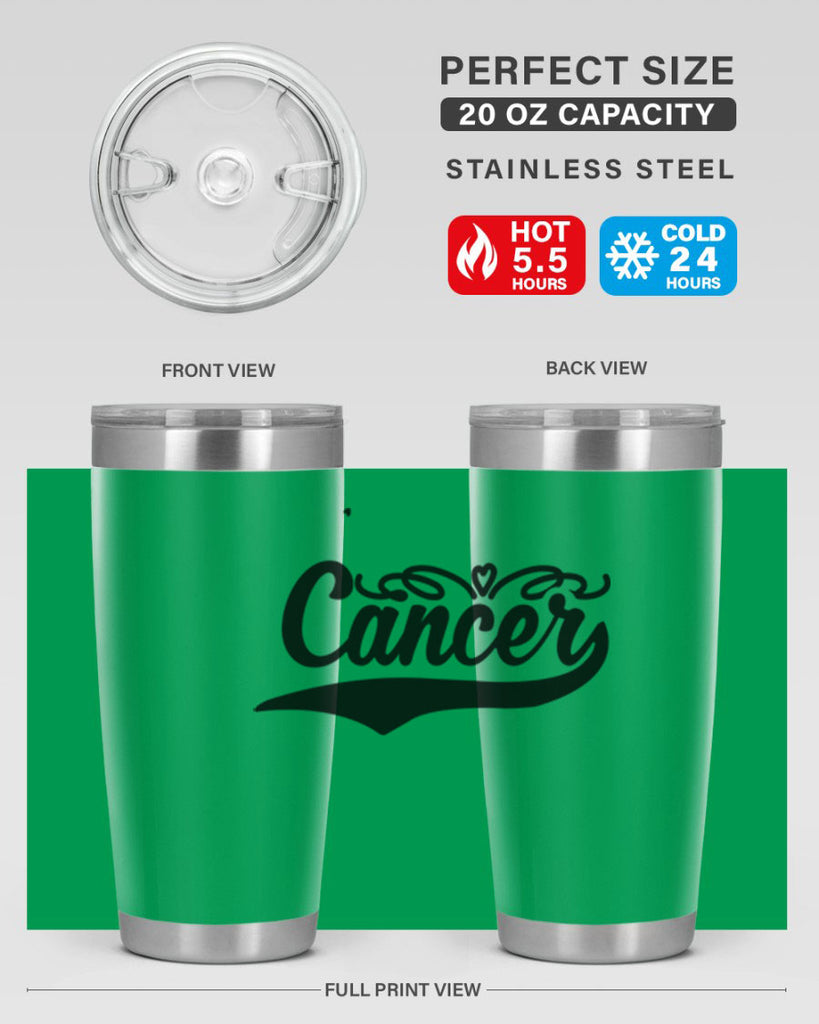 Cancer 155#- zodiac- Tumbler