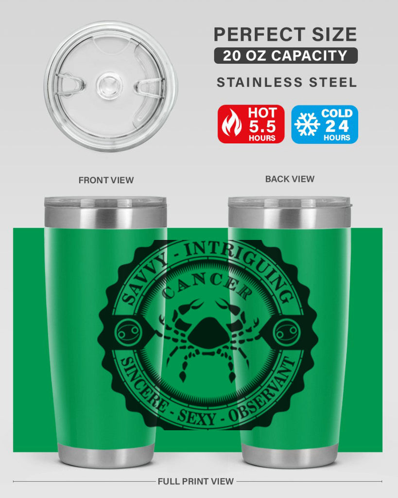 Cancer 15#- zodiac- Tumbler