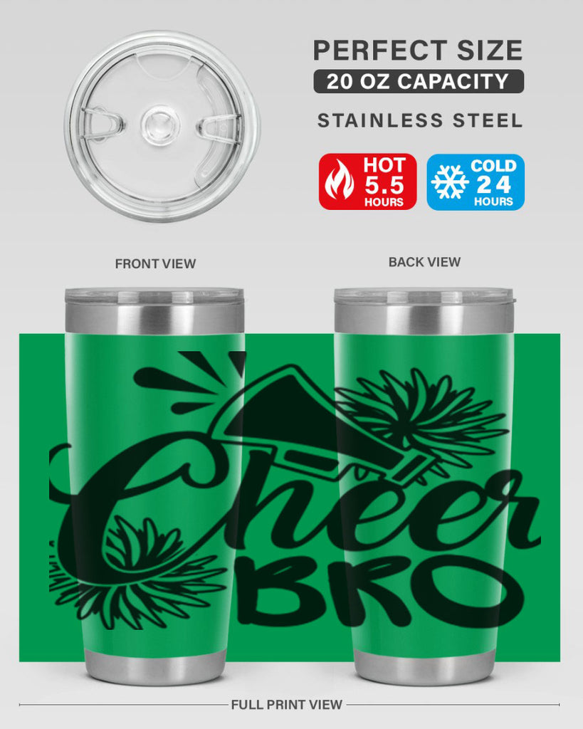 Cheer bro 1393#- cheer- Tumbler
