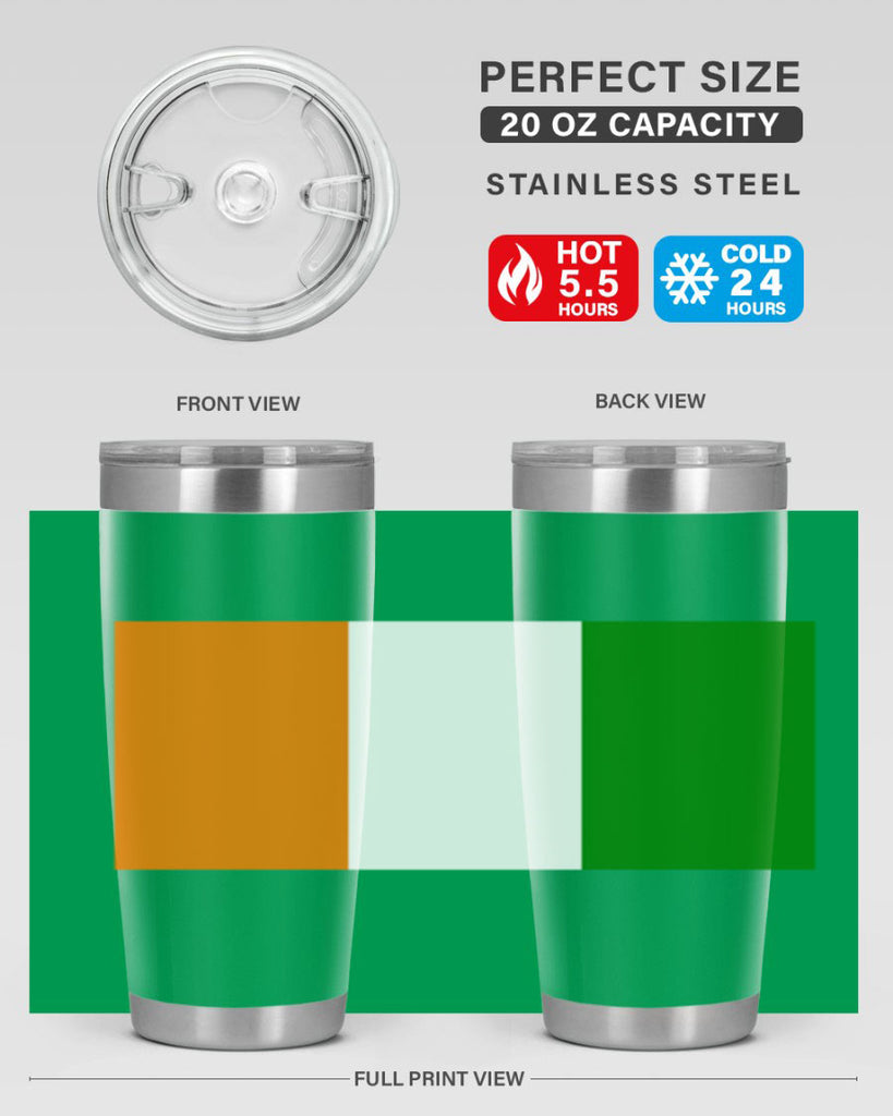 Cote dIvoire 156#- world flags- Tumbler