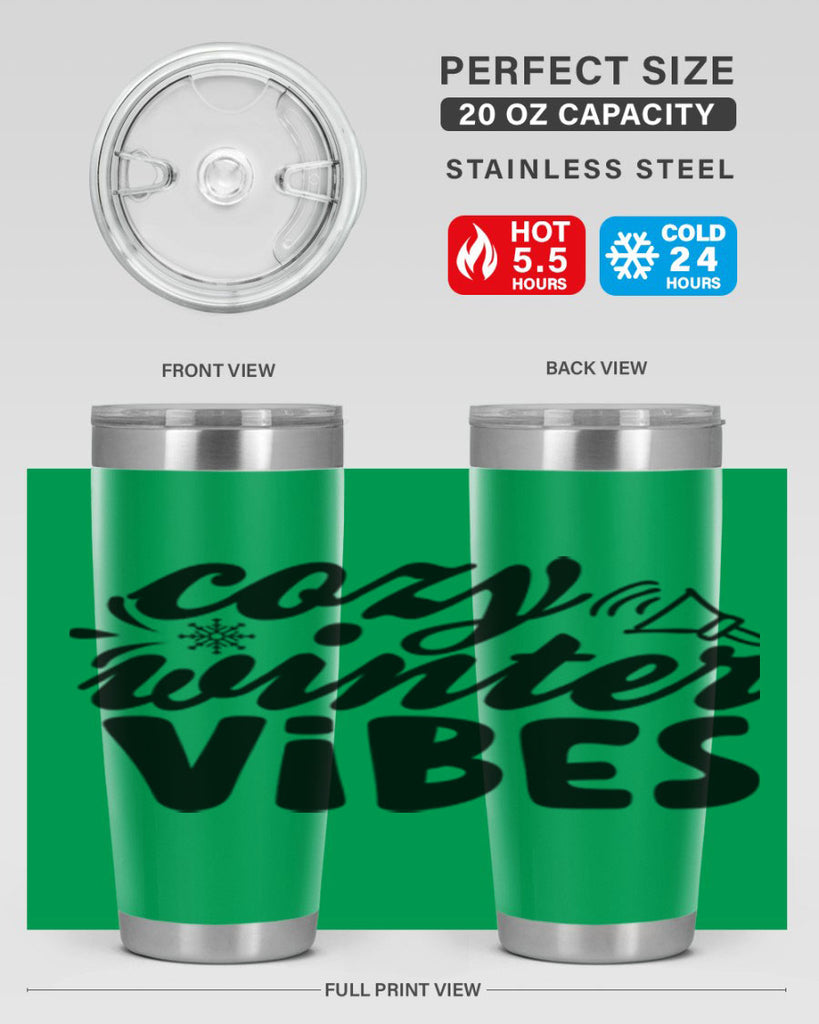 Cozy Winter Vibes 67#- winter- Tumbler