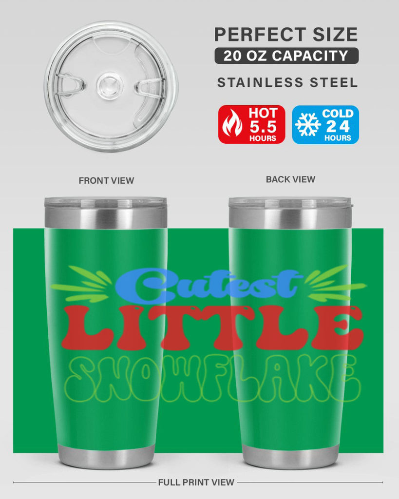 Cutest little snowflake 89#- winter- Tumbler