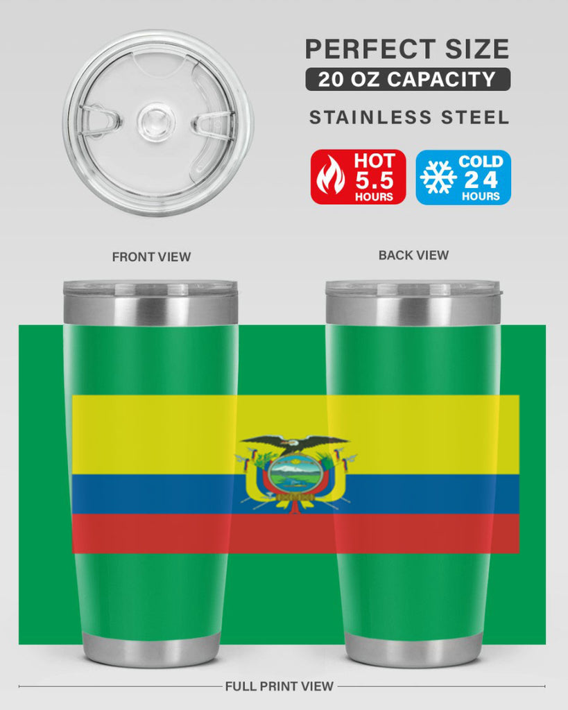 Ecuador 147#- world flags- Tumbler