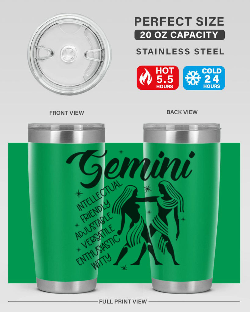 Gemini 223#- zodiac- Tumbler
