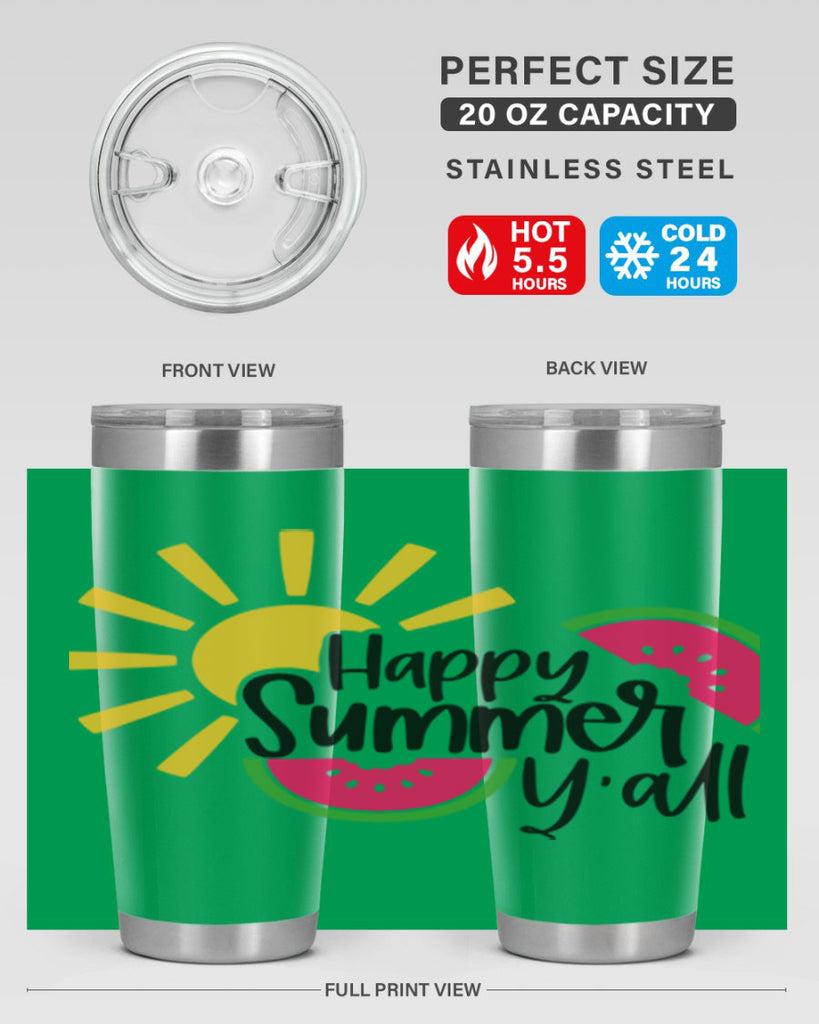 Happy Summer Yall Style 41#- summer- Tumbler