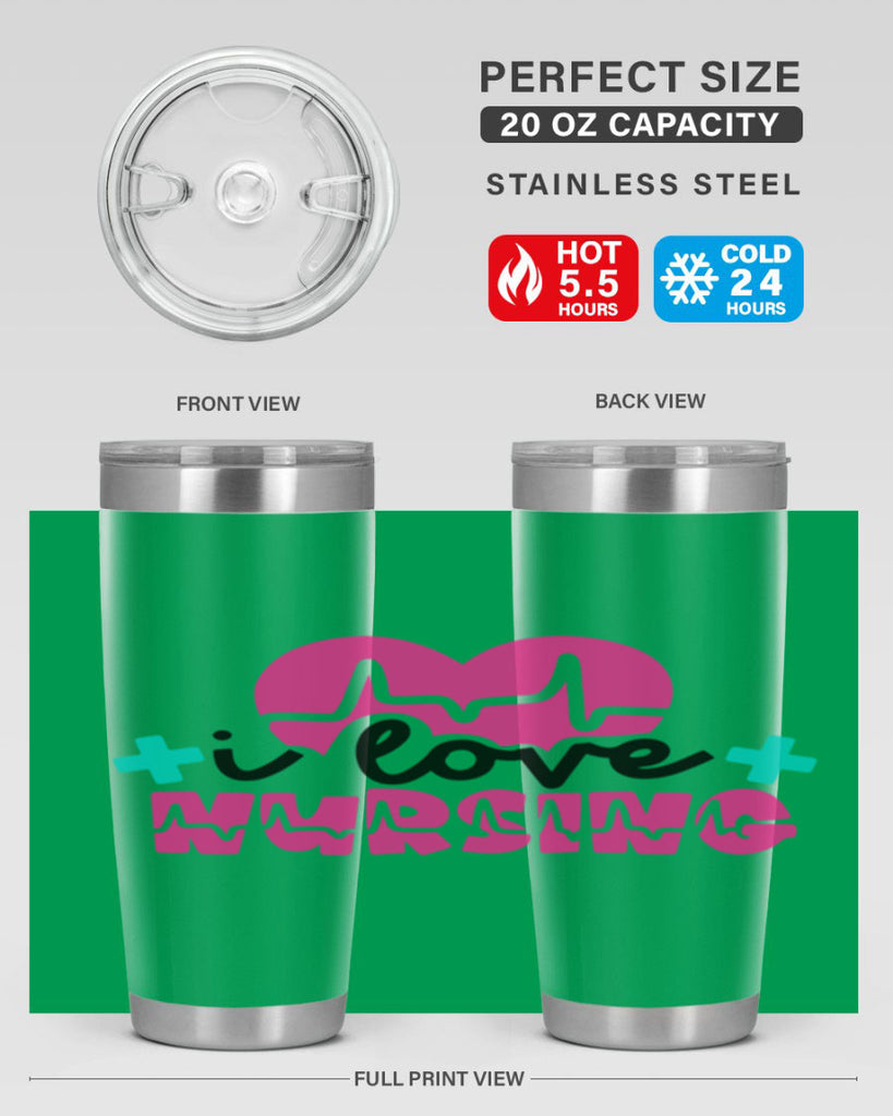 I Love Nursing Style Style 170#- nurse- tumbler