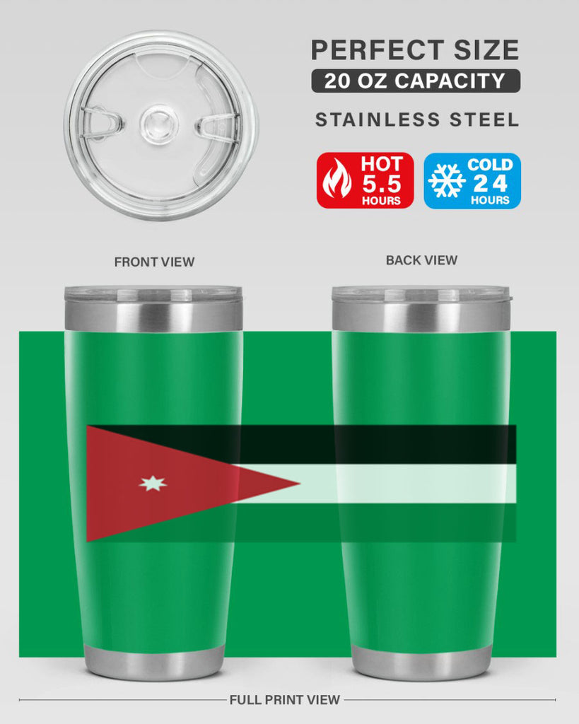 Jordan 112#- world flags- Tumbler