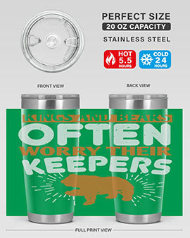 Kings and Bears often worry their Keepers 66#- Bears- Tumbler