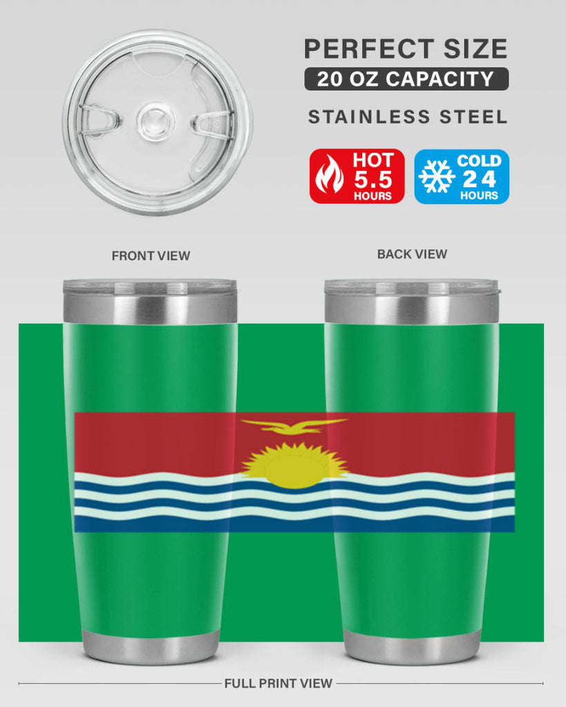 Kiribati 109#- world flags- Tumbler