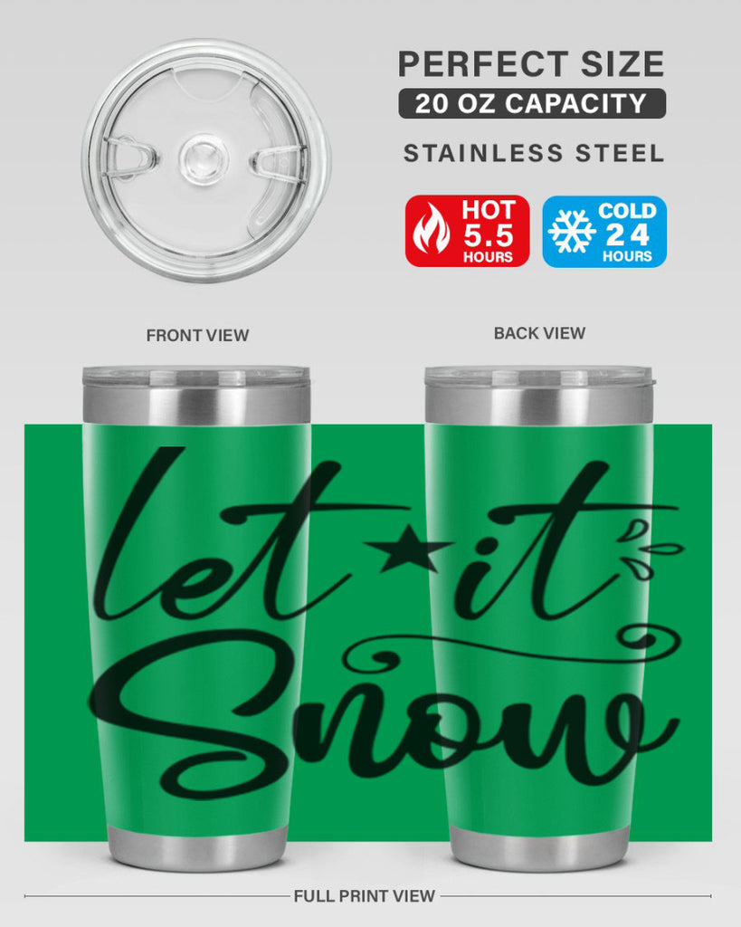 Let it snow 292#- winter- Tumbler