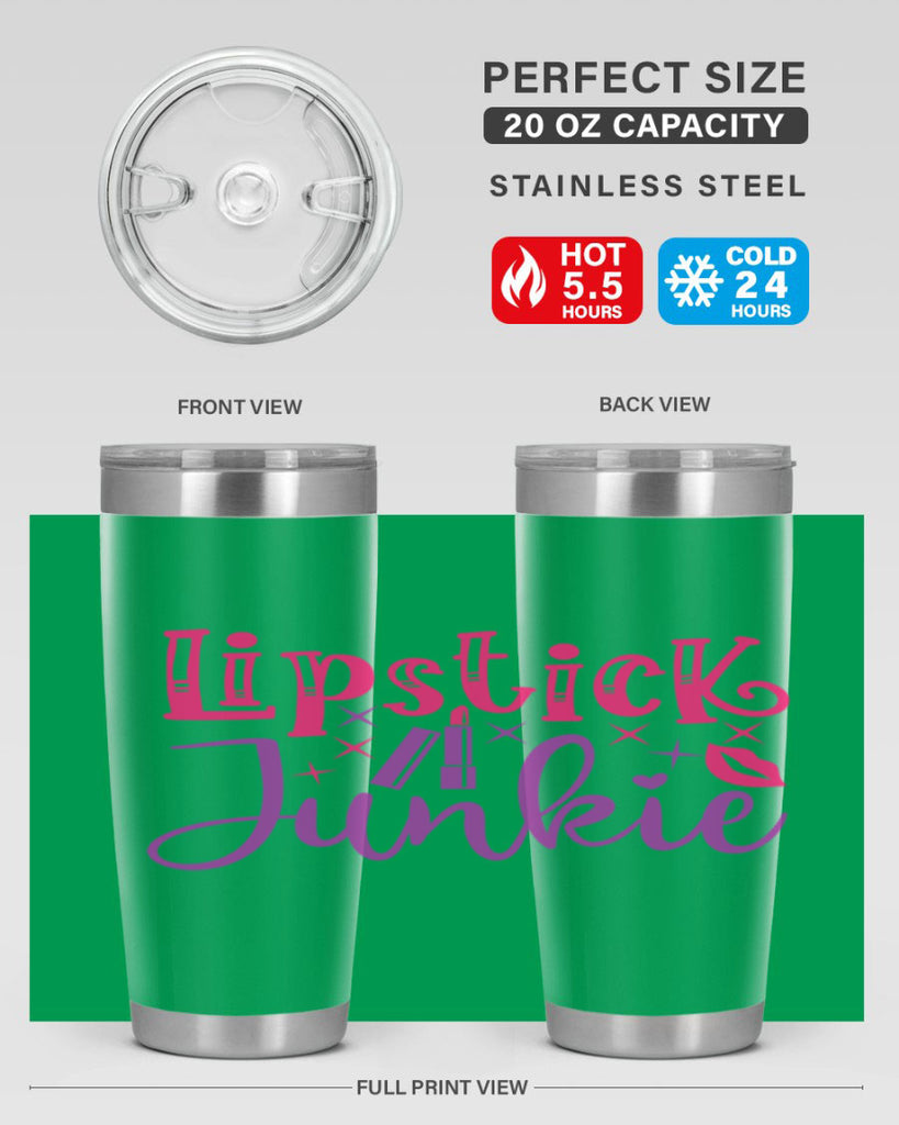 Lipstick Junkie Style 228#- make up- Tumbler